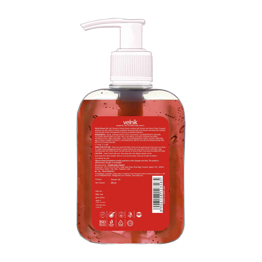 Velnik Shower Gel with Honey & Glycerin Extract (Buy 1 Get 1 Free)