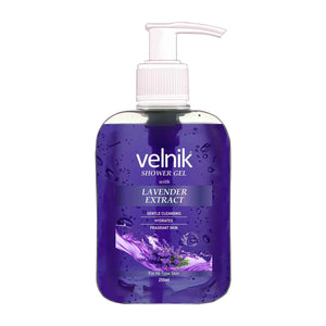 Velnik Shower Gel with Lavender Extract | 250ml | Pack Of 3