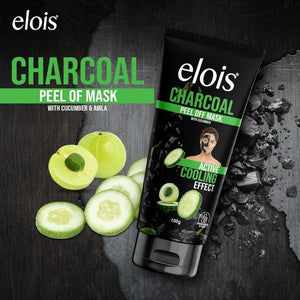 Elois Activated Charcoal Peel Off Mask for Blackhead Removal & Deep Cleansing | 100g
