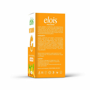 Elois Vitamin C Face Serum – for Glowing, Spotless Skin | Skin Brightening Serum for Men & Women | All Skin Types | 10% Vitamin C | Moisturizing & Oil-Free | 30ml