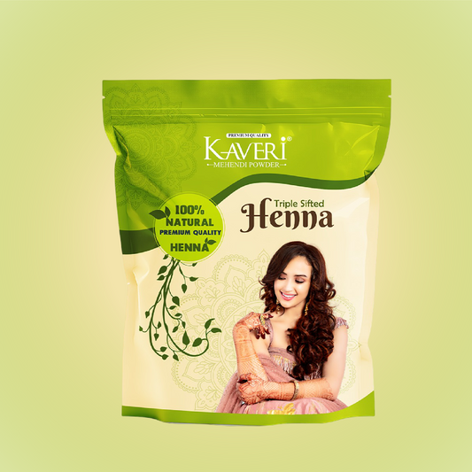Kaveri Triple Sifted Henna for Grey Hair with Natural Hair Color – 250g, 500g & 1kg