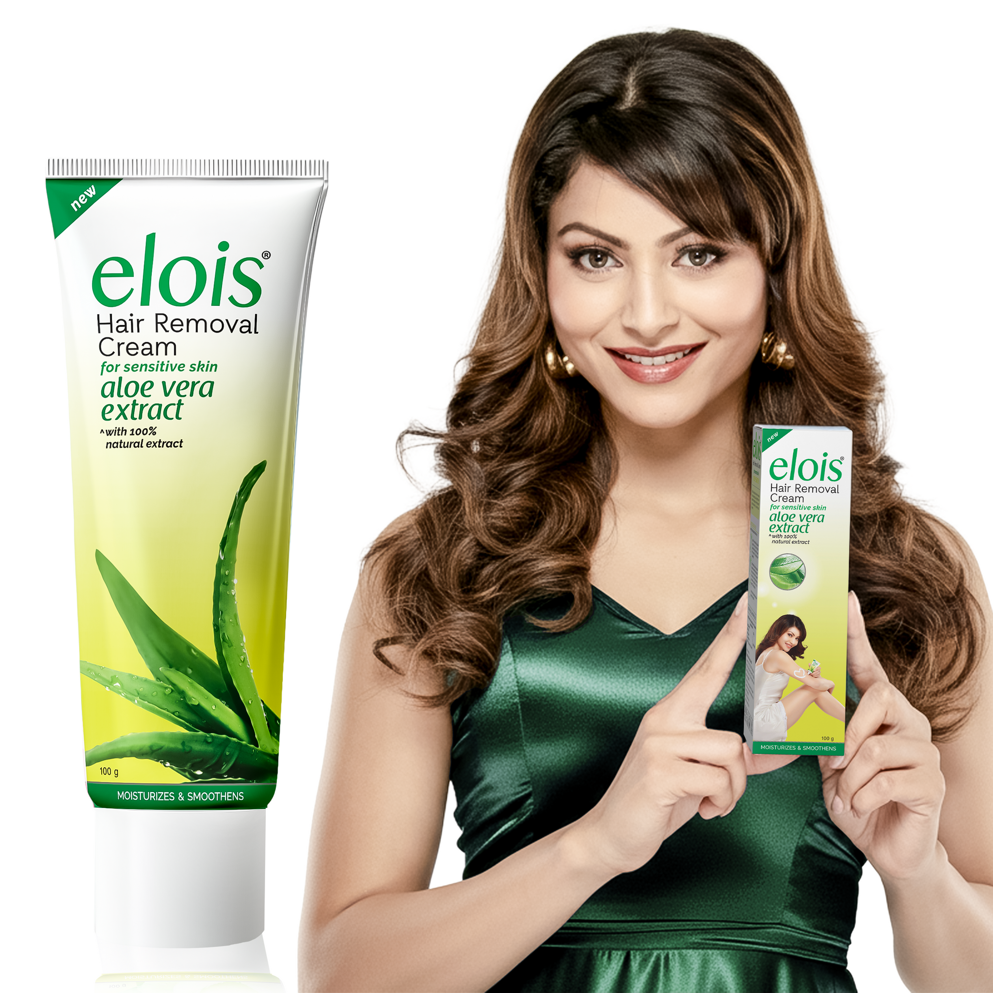 aloe vera plant on bikini area Elois Hair Removal Cream for Women & Girls