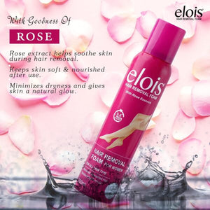 Elois Rose Hair Removal Foam Spray for Women 200ml (Pack of 1 & 2)