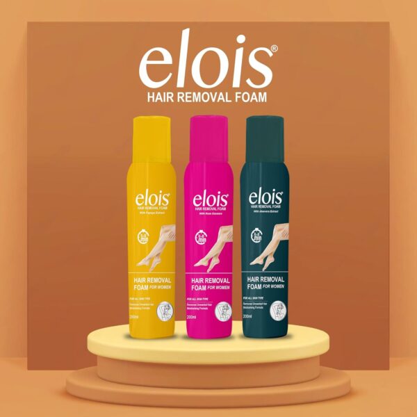 Elois Rose Hair Removal Foam Spray for Women 200ml (Pack of 1 & 2)