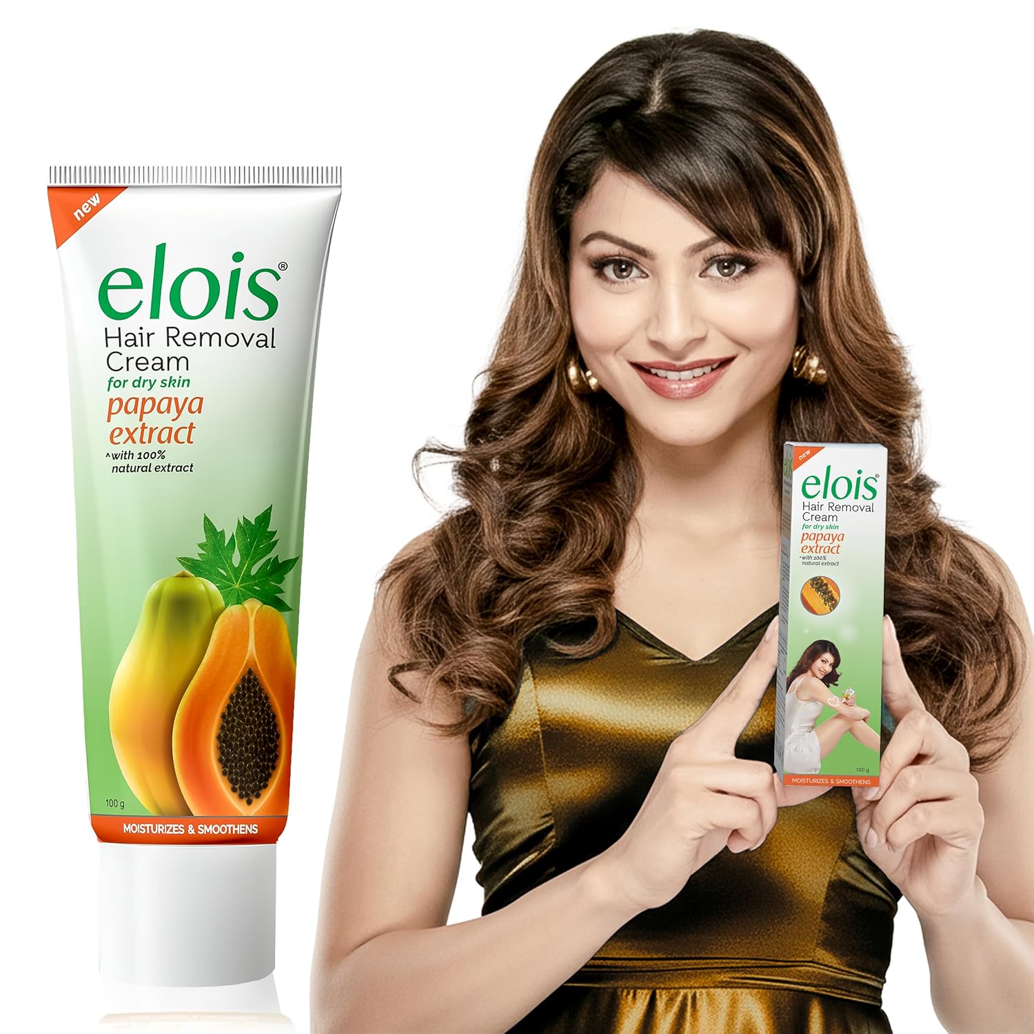 Elois Hair Removal Cream for Women & Girls | Hair Remover Cream for Bikini Area & Private Parts | Silky Soft Skin with Rose, Aloe Vera and Papaya Essence | For Legs, Underarms & Arms – 100g (Pack of 1)