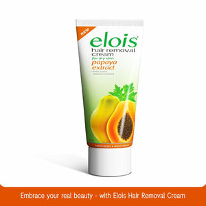 Elois Hair Removal Cream for Women & Girls | Hair Remover Cream for Bikini Area & Private Parts | Silky Soft Skin with Papaya Essence | For Legs, Underarms & Arms – 100g (Pack of 2)