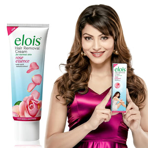 Elois Hair Removal Cream for Women & Girls | Hair Remover Cream for Bikini Area & Private Parts | Silky Soft Skin with Rose, Aloe Vera and Papaya Essence | For Legs, Underarms & Arms – 100g (Pack of 1)