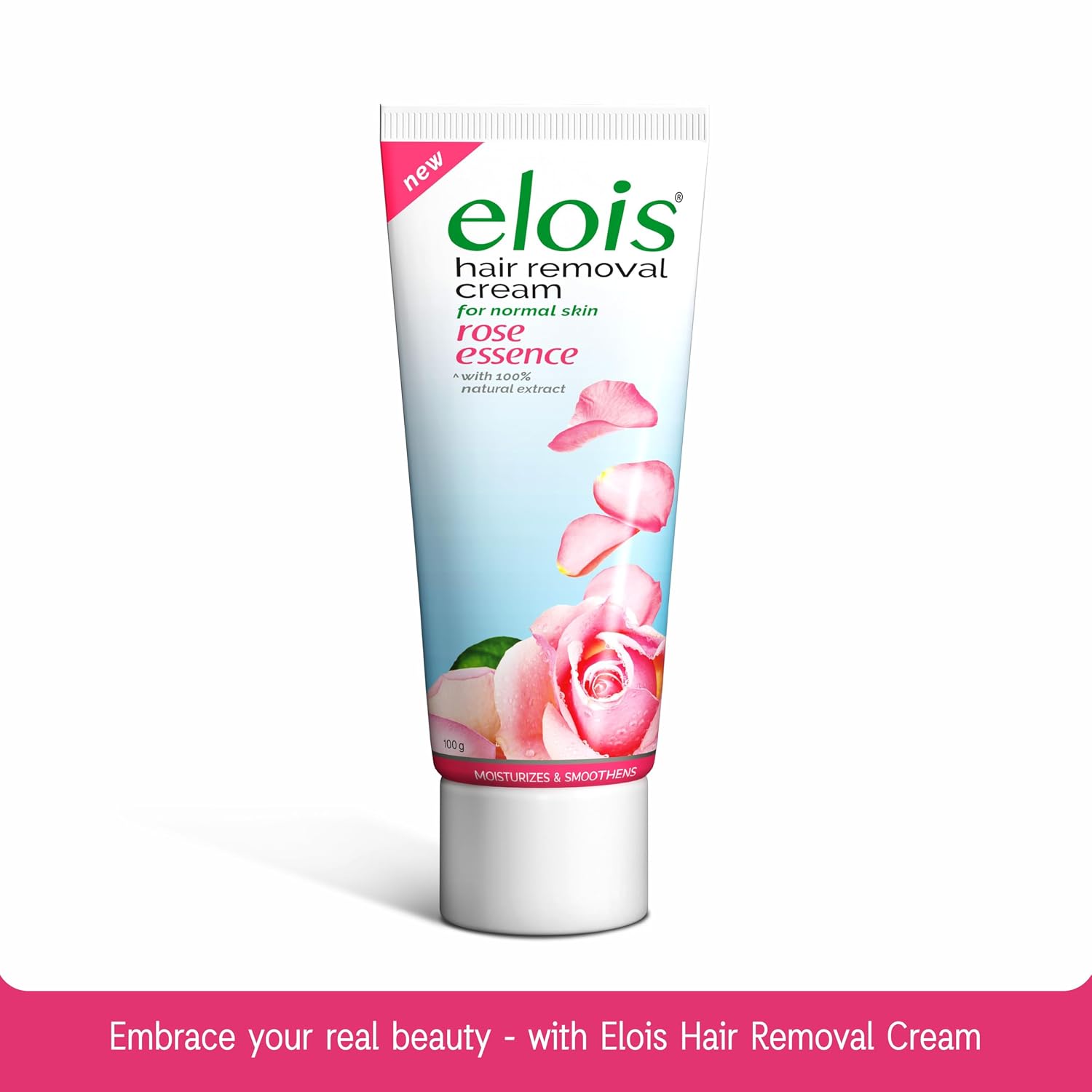 Elois Hair Removal Cream for Women & Girls | Hair Remover Cream for Bikini Area & Private Parts | Silky Soft Skin with Rose Essence | For Legs, Underarms & Arms – 100g (Pack of 2)