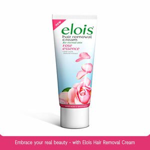 Elois Hair Removal Cream for Women & Girls | Hair Remover Cream for Bikini Area & Private Parts | Silky Soft Skin with Rose Essence | For Legs, Underarms & Arms – 100g (Pack of 2)