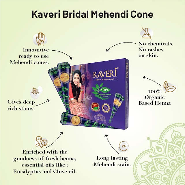 Kaveri Bridal Mehendi  Cone – Premium Henna Cone for Bride