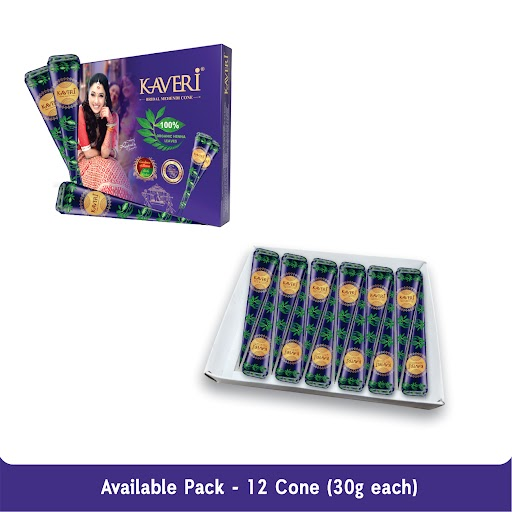 Kaveri Bridal Mehendi  Cone – Premium Henna Cone for Bride