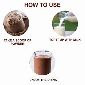 Nutrigain Plus Ayurvedic Weight Gainer Supplement Powder for Women and Men Chocolate Flavour 500 gm (pack of 2)