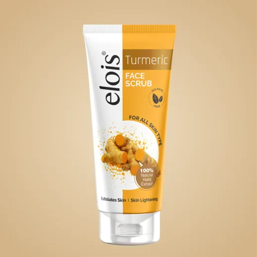 Elois Turmeric Face Scrub for Tan Removal & Naturally Glowing Skin | 100g