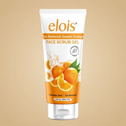 Elois Vitamin C Face Scrub with Orange Extract for Tan Removal | 100g