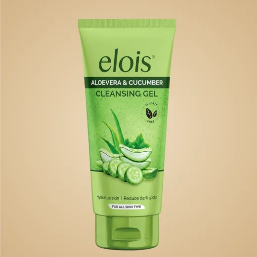 Elois Aloe Vera & Cucumber Hydrating Cleansing Gel for Dry & Sensitive Skin|100g
