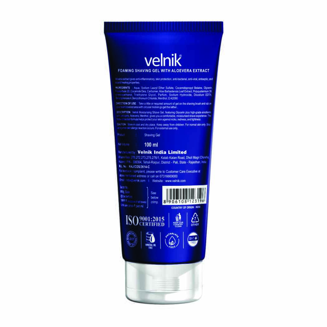 Velnik Shaving Gel – Achieve Smooth, Irritation-Free Shaves (Buy 1 Get 1 Free)