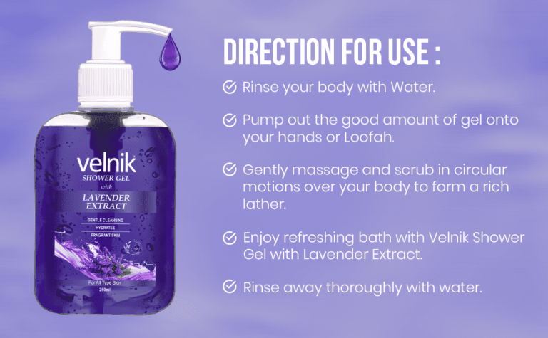 Velnik Lavender Shower Gel